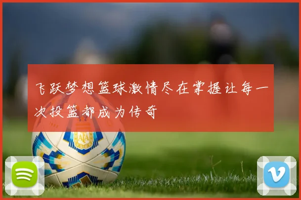 飞跃梦想篮球激情尽在掌握让每一次投篮都成为传奇